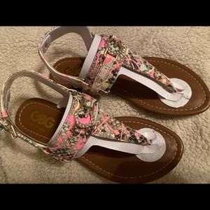 G by guess thong sandals